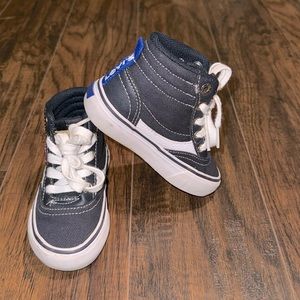 Levi’s Lance Mid Sneakers Blk/Wht Size 6c